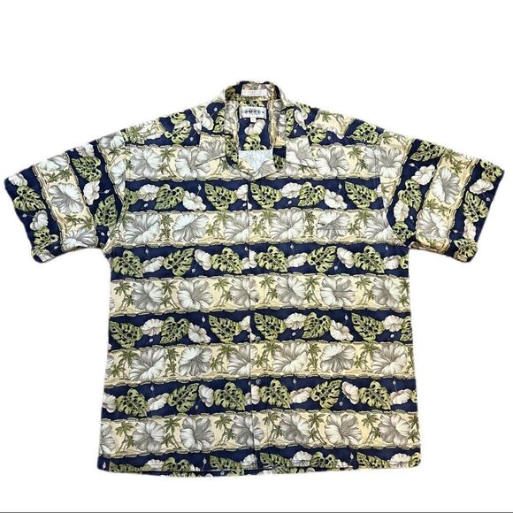 Campia Moda Tropical Button Up Short Sleeve Shirt. Size XL. Great Condition!! - Picture 1 of 7
